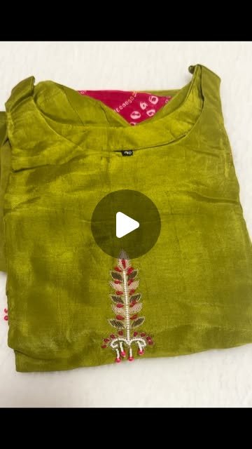 Olive Green Silk 3-Piece Suit