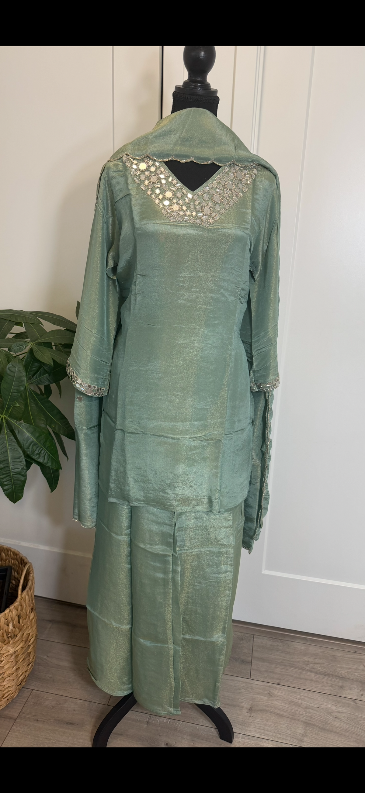 Sage Green Work Suit