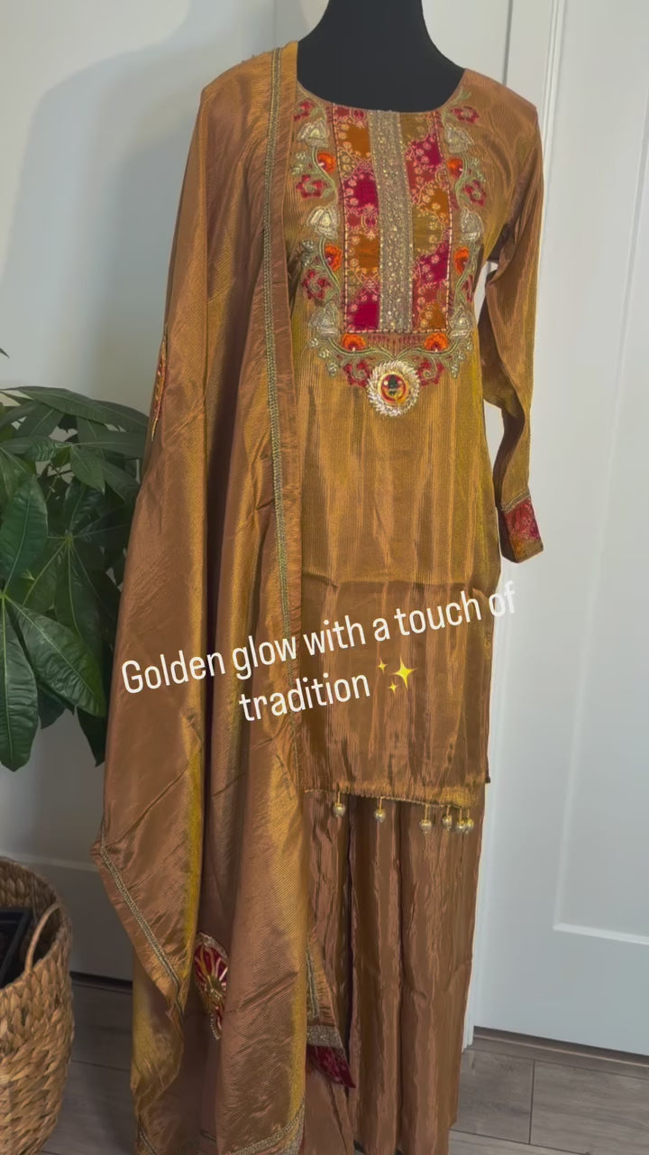 Golden Gotta Work 3-Piece Suit
